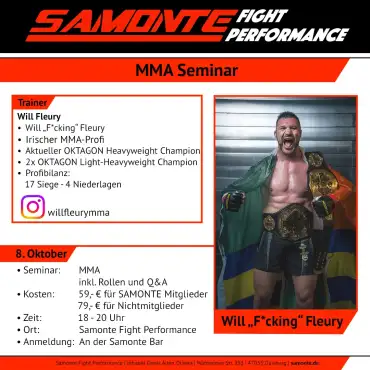 Seminar MMA Will Fleury